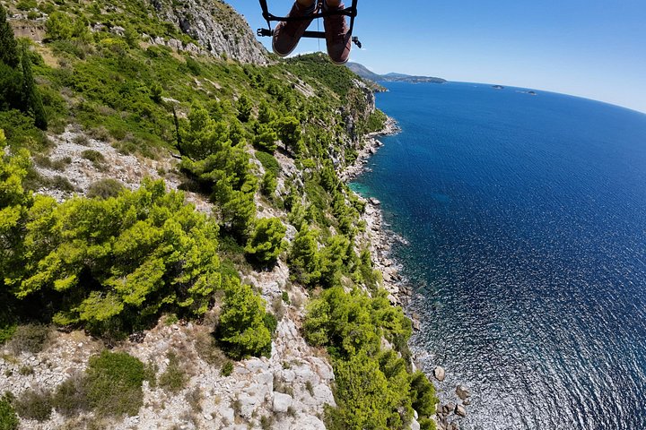 Adrenalinpumpende svævebaneeventyr over Adriaterhavet nær Dubrovnik, foto 16 | wizardtrip