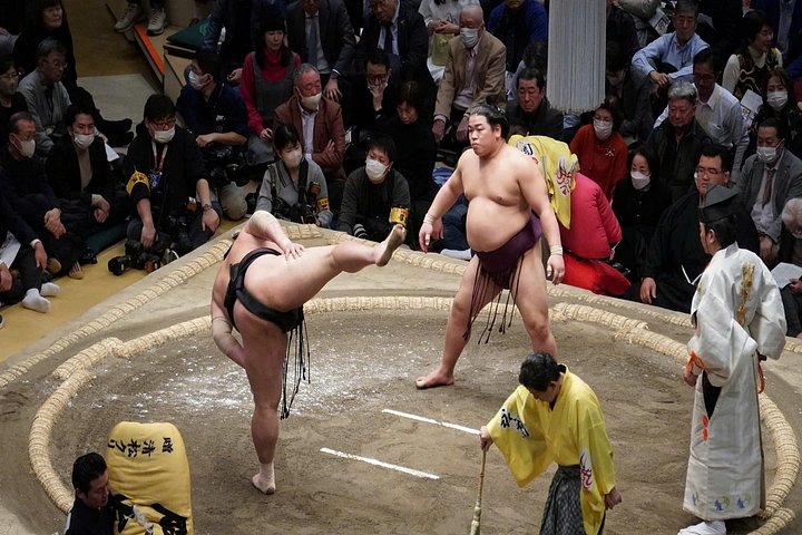 Vivez l'intensité d'un tournoi de lutte sumo en direct au Japon, avec des guides experts et des aperçus culturels, photo 12 | wizardtrip