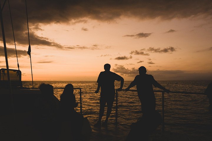 Enjoy a breathtaking sunset sail along the Kona Coast on a catamaran, complete with drinks and snacks, photo 11 | wizardtrip