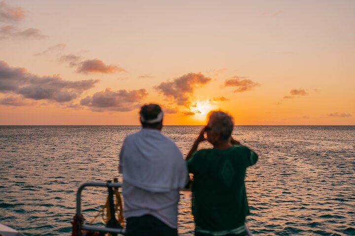 Profitez d'une croisière au coucher du soleil en catamaran à Aruba avec boissons et amuse-bouches, photo 17 | wizardtrip