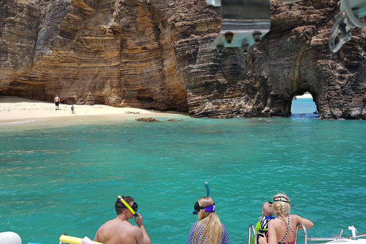 Katamaran sejlads og snorkling eventyr på St. Maarten, med stop ved smukke strande og muligheder for flyspotting, foto 3 | wizardtrip