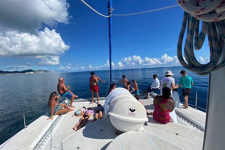 Katamaran sejlads og snorkling eventyr på St. Maarten, med stop ved smukke strande og muligheder for flyspotting, foto 8 | wizardtrip