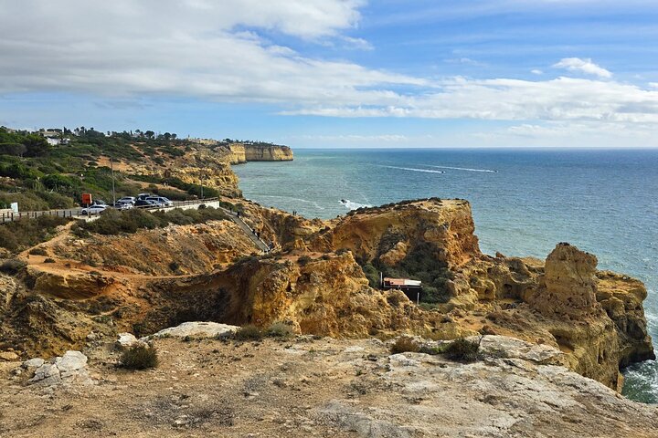 Guided hiking tour along the Algarve coast, exploring cliffs, caves, and beaches near Faro, Portugal, photo 8 | wizardtrip