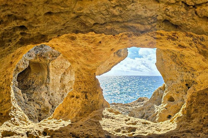 Guided hiking tour along the Algarve coast, exploring cliffs, caves, and beaches near Faro, Portugal, photo 9 | wizardtrip