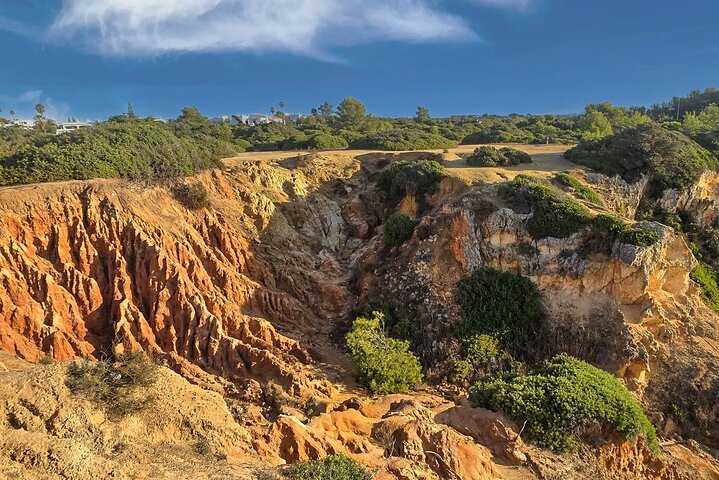Guided hiking tour along the Algarve coast, exploring cliffs, caves, and beaches near Faro, Portugal, photo 13 | wizardtrip