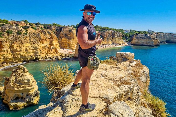 Guided hiking tour along the Algarve coast, exploring cliffs, caves, and beaches near Faro, Portugal, photo 19 | wizardtrip