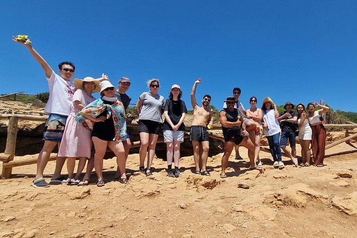 Guided hiking tour along the Algarve coast, exploring cliffs, caves, and beaches near Faro, Portugal, photo 22 | wizardtrip