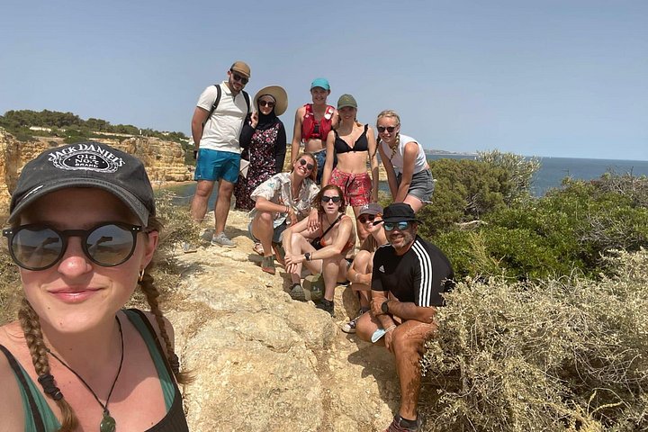 Guided hiking tour along the Algarve coast, exploring cliffs, caves, and beaches near Faro, Portugal, photo 26 | wizardtrip