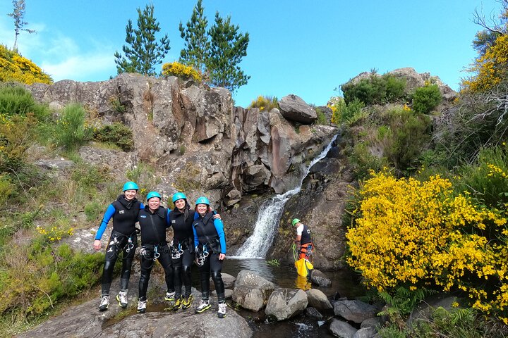 Beginner canyoning adventure in Madeira with rappels, jumps, and slides in a natural park, photo 35 | wizardtrip
