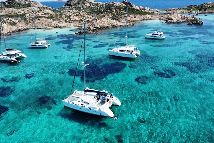 Catamaran Tour of the Maddalena Archipelago from Cannigione (12m) | wizardtrip