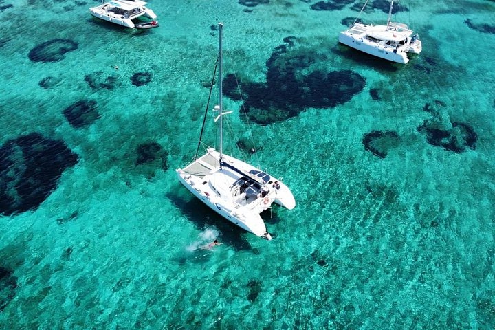 Passeio de catamarã no Arquipélago da Madalena, Sardenha, com natação e snorkeling em águas turquesa, foto 27 | wizardtrip