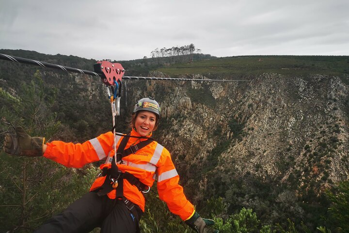 Oplev spændende ziplines over en naturskøn kløft i Plettenberg Bay, Sydafrika, foto 13 | wizardtrip