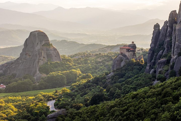 Day trip to Meteora monasteries from Athens by bus, featuring stunning rock formations and ancient religious sites, photo 16 | wizardtrip