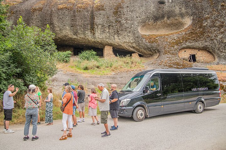 Day trip to Meteora monasteries from Athens by bus, featuring stunning rock formations and ancient religious sites, photo 27 | wizardtrip