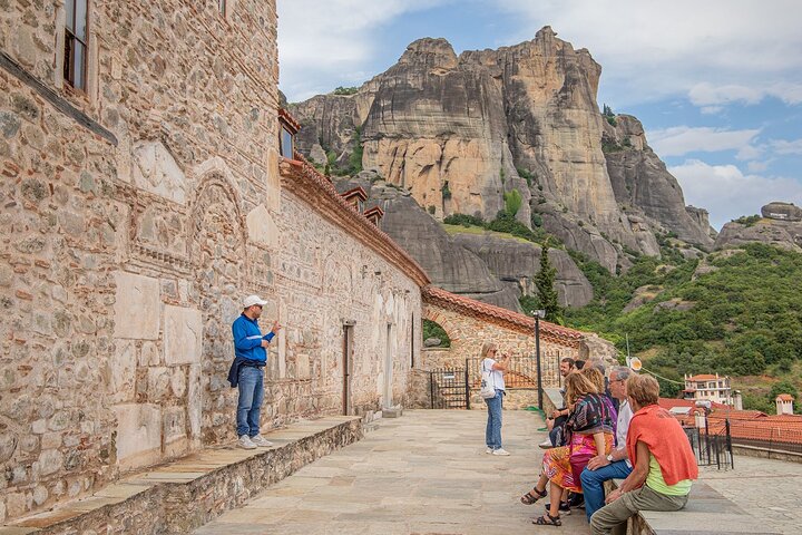 Day trip to Meteora monasteries from Athens by bus, featuring stunning rock formations and ancient religious sites, photo 31 | wizardtrip
