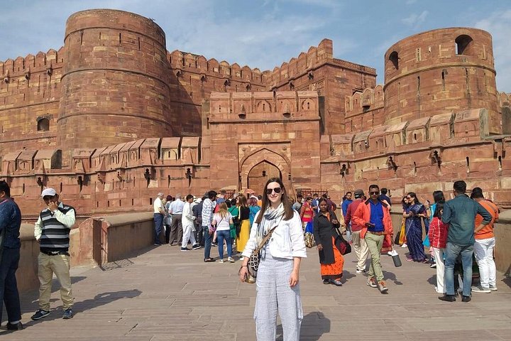 Dagtocht naar Taj Mahal vanuit Delhi per trein, inclusief Agra Fort en Gatimaan Express, foto 21 | wizardtrip
