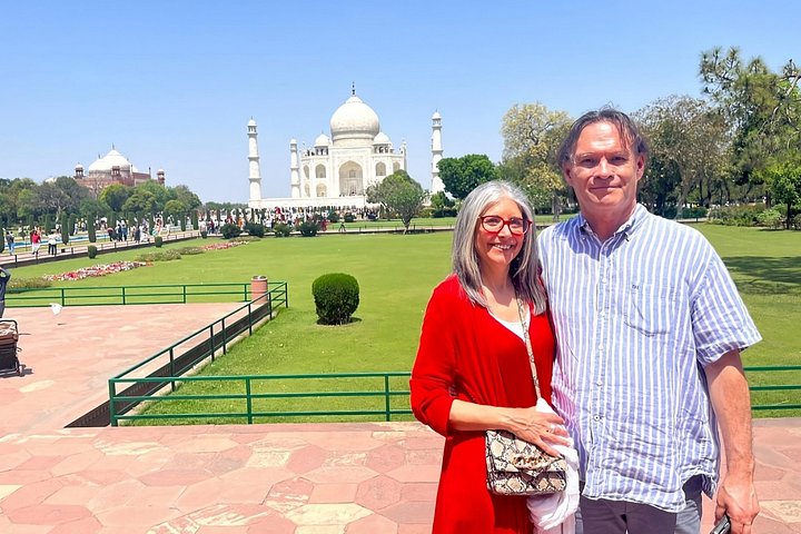 Heldagstur til Taj Mahal og Agra Fort fra Delhi, der viser mogularkitektur og historie, foto 8 | wizardtrip