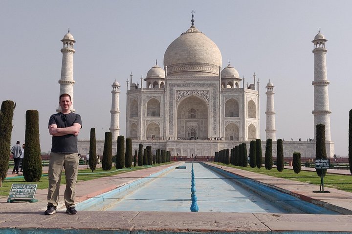 Heldagstur til Taj Mahal og Agra Fort fra Delhi, der viser mogularkitektur og historie, foto 12 | wizardtrip