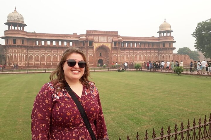 Heldagstur til Taj Mahal og Agra Fort fra Delhi, der viser mogularkitektur og historie, foto 19 | wizardtrip