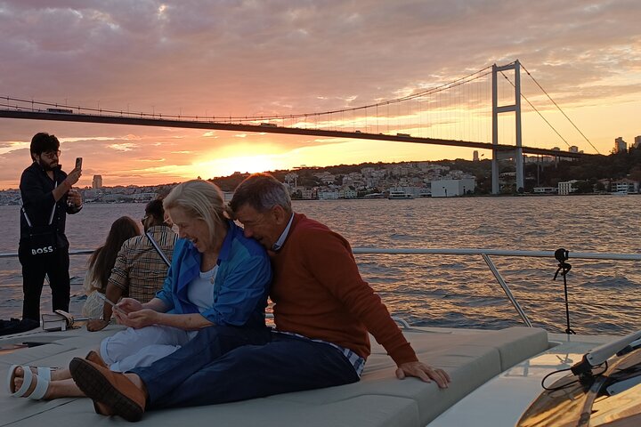 Luxury yacht cruise on Istanbul's Bosphorus at sunset, passing iconic landmarks, photo 8 | wizardtrip