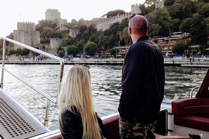 Luxury yacht cruise on Istanbul's Bosphorus at sunset, passing iconic landmarks, photo 13 | wizardtrip