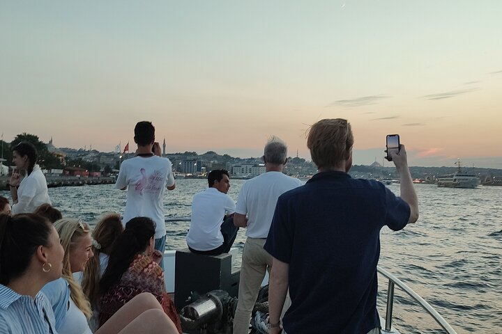 Luxury yacht cruise on Istanbul's Bosphorus at sunset, passing iconic landmarks, photo 21 | wizardtrip