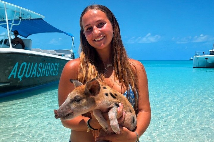 Exuma Powerboat Tour vanuit Nassau met Zwemmende Varkens | wizardtrip