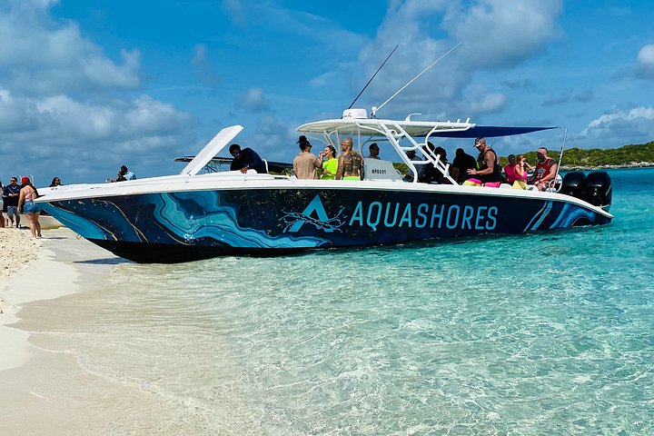 Speedboottour in Exuma Cays, Bahama's, met zwemmende varkens, leguanen en verpleegsterhaaien, foto 22 | wizardtrip