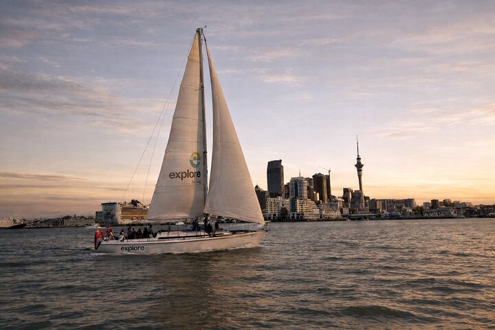 Auckland havnerundfart ved solnedgang med middag og udsigt til byens skyline, foto 6 | wizardtrip