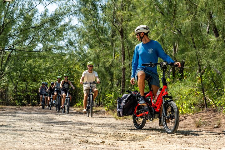 Tour écologique en vélo électrique Grand Cayman en petit groupe - Demi-journée | wizardtrip
