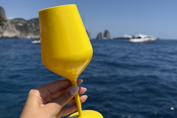 Bådtur til Capri fra Positano, der viser øens fantastiske kystlinje og grotter, foto 7 | wizardtrip