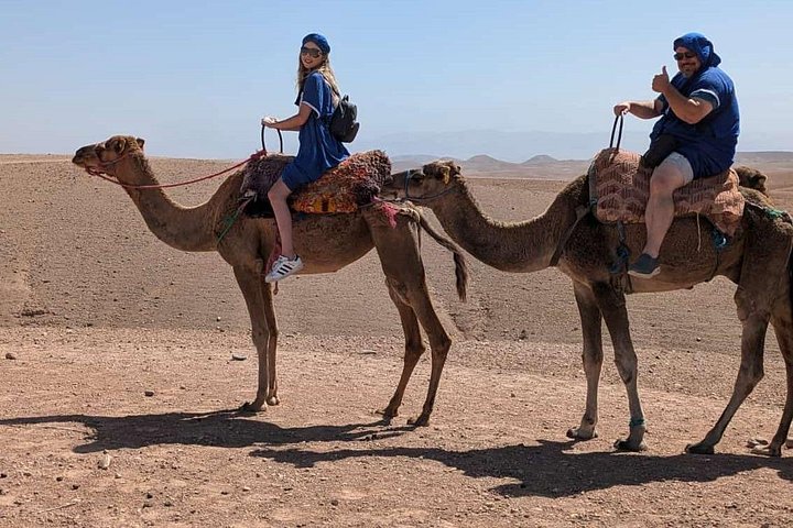 Balade à dos de dromadaire dans les palmeraies près de Marrakech, Maroc, photo 6 | wizardtrip
