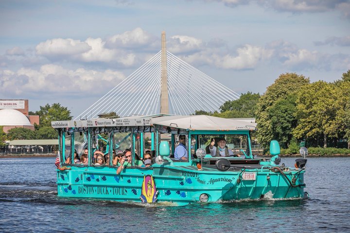 Visite touristique en bateau amphibie à Boston avec croisière | wizardtrip
