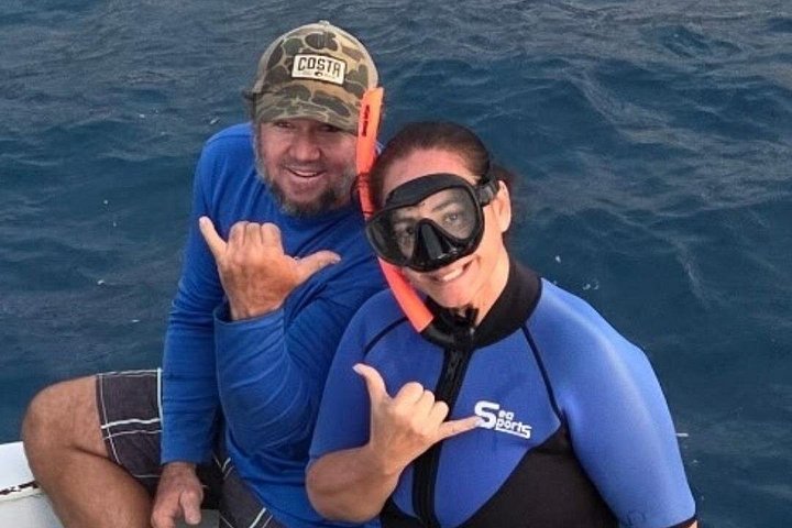 Nacht snorkelen met mantaroggen in Kona, Hawaï, met onderwaterverlichting en zeeleven, foto 7 | wizardtrip