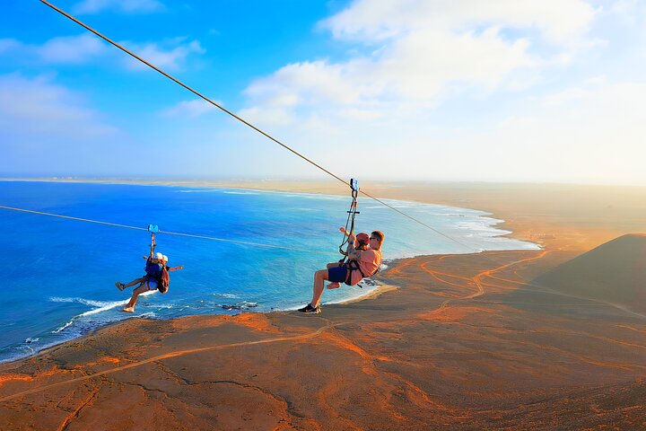 Excursion Complète et Vol en Tyrolienne Cabo Verde | wizardtrip