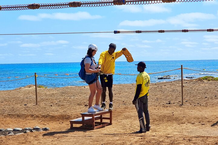 Vivi l'emozione della zipline sull'Oceano Atlantico a Capo Verde, foto 7 | wizardtrip