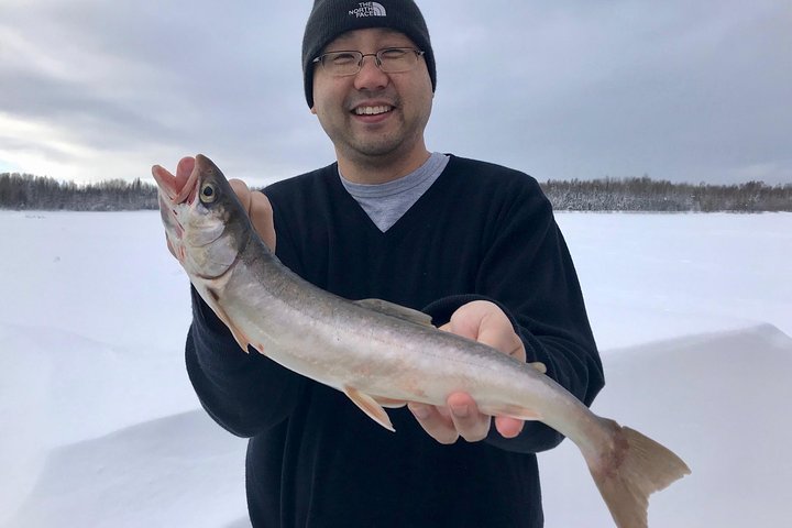 Fairbanks Ice Fishing Expedition in a Heated Cabin with Fish Cookout | wizardtrip