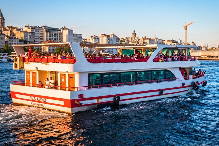 宮殿、橋、スカイラインの景色を望むイスタンブールのボスポラス海峡クルーズ、写真7 | wizardtrip