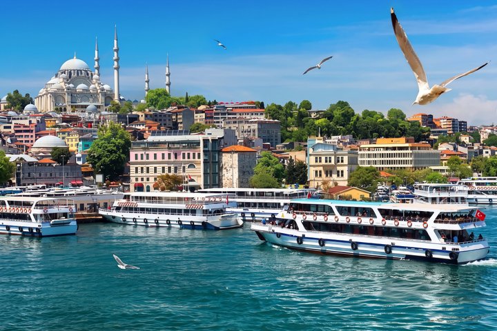 宮殿、橋、スカイラインの景色を望むイスタンブールのボスポラス海峡クルーズ、写真11 | wizardtrip