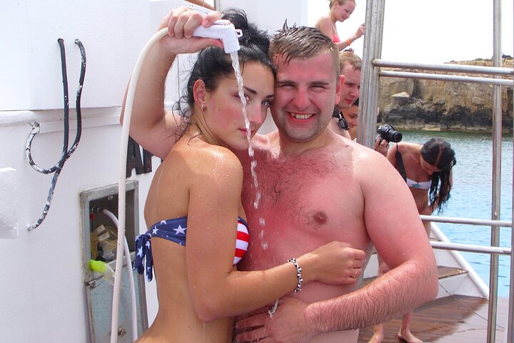 Nyd et afslappende dagkrydstogt til Blue Lagoon og Turtle Cove fra Ayia Napa, Cypern, med svømning og frokost, foto 25 | wizardtrip