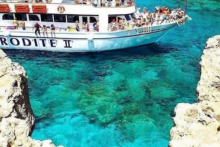 Nyd et afslappende dagkrydstogt til Blue Lagoon og Turtle Cove fra Ayia Napa, Cypern, med svømning og frokost, foto 28 | wizardtrip