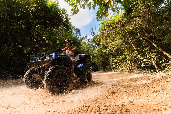 Aventure en VTT dans la jungle de Cancun, tyroliennes, cénote et dégustation de tequila | wizardtrip