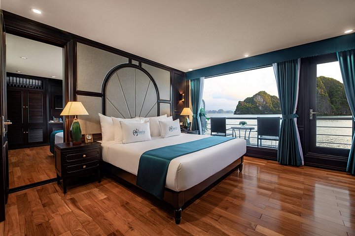 Luxe overnachtingscruise in Halong Bay en Lan Ha Bay, Vietnam, met activiteiten aan boord en schilderachtige uitzichten, foto 19 | wizardtrip