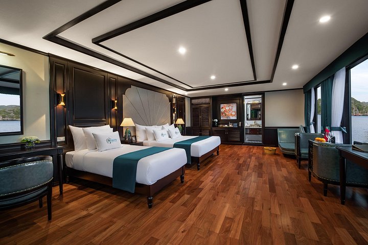 Luxe overnachtingscruise in Halong Bay en Lan Ha Bay, Vietnam, met activiteiten aan boord en schilderachtige uitzichten, foto 29 | wizardtrip