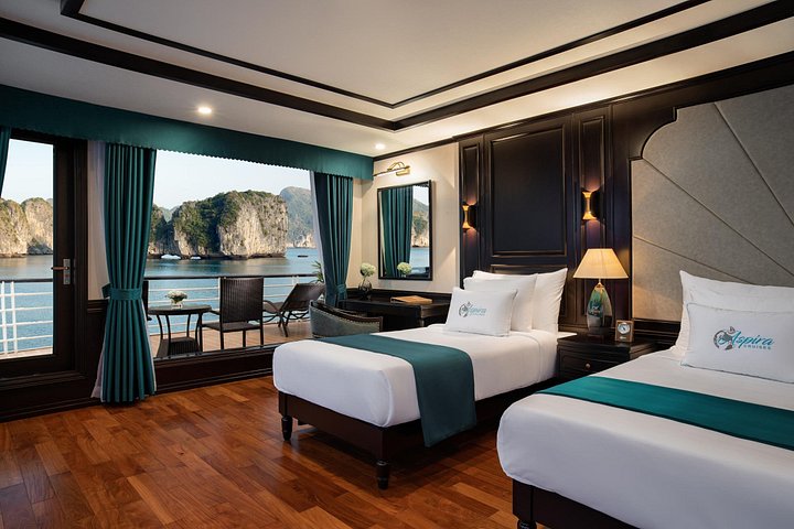 Luxe overnachtingscruise in Halong Bay en Lan Ha Bay, Vietnam, met activiteiten aan boord en schilderachtige uitzichten, foto 30 | wizardtrip