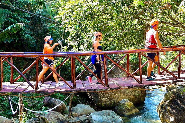 Explorez les tyroliennes, jardins et la rivière du Parc Écotouristique Edenva à Puerto Vallarta, photo 7 | wizardtrip