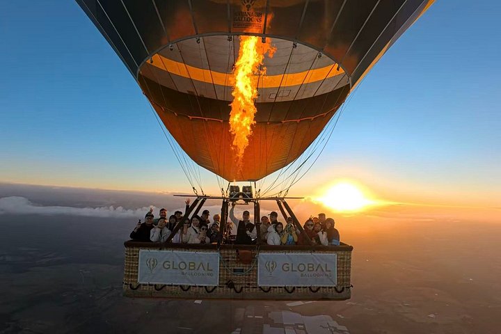 Volo in mongolfiera all'alba sopra i vigneti della Yarra Valley, Melbourne, Australia, foto 10 | wizardtrip