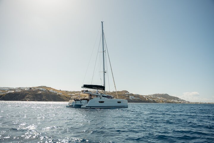Luksuriøst katamaran-cruise i Mykonos med svømming, bespisning og fantastisk utsikt, foto 26 | wizardtrip