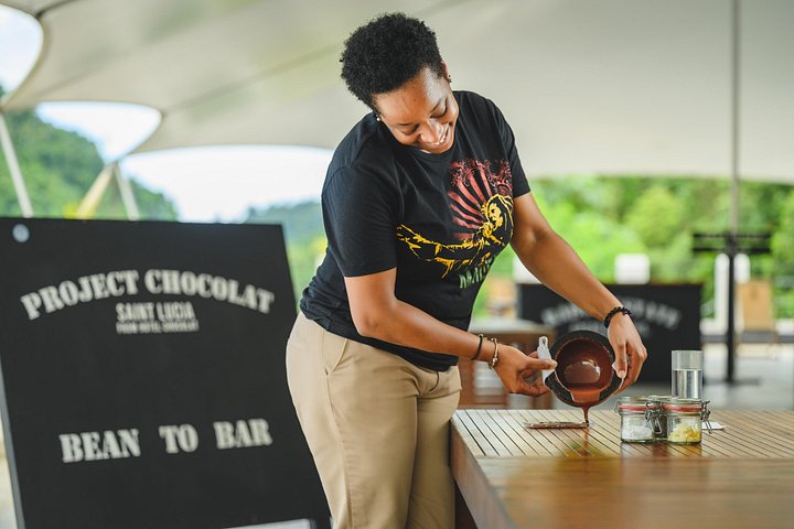 Experience the 'Tree to Bar' chocolate tour at Hotel Chocolat in Saint Lucia, from cacao groves to chocolate making, photo 16 | wizardtrip
