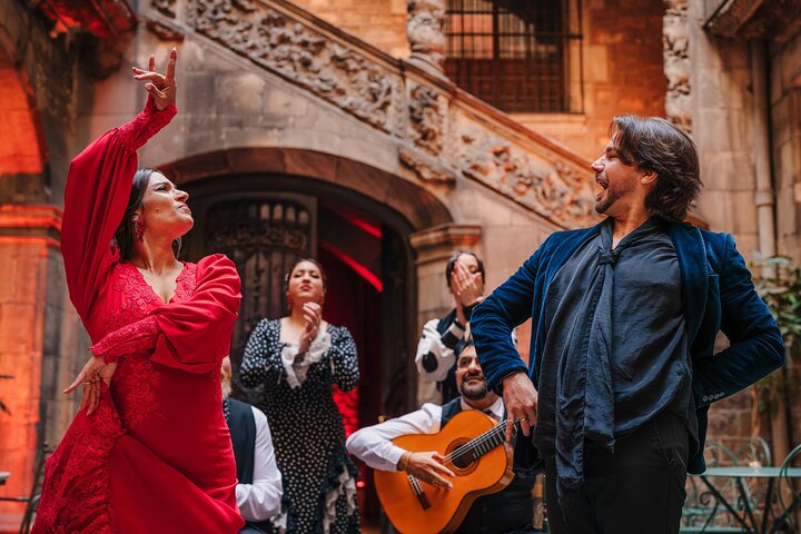 Passionerede flamenco dansere optræder i det historiske Dalmases Palads, Barcelona, foto 9 | wizardtrip